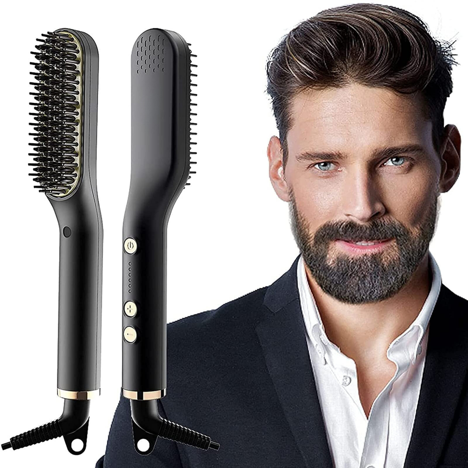 BarbaSmooth™️ - Beard Straightening Brush